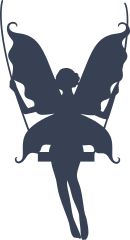 Fairy On Swing Sticker