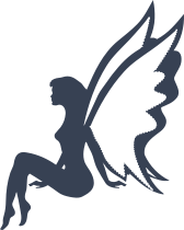 Fairy Sitting Up Sticker