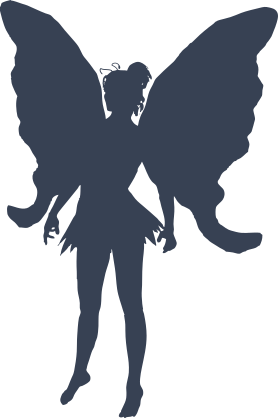 Fairy Standing On Tip Toes Sticker