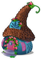 Fairy Tale House Sticker