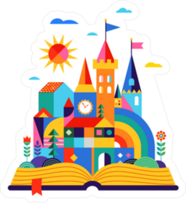 Fairy Tale Kingdom In Book Sticker
