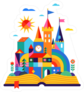 Fairy Tale Kingdom In Book Sticker