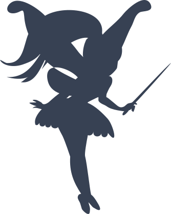 Fairy With Long Hair Sticker