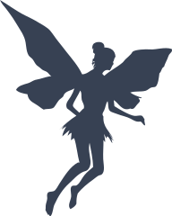 Fairy With Wings Spread Sticker