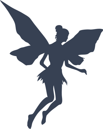 Fairy With Wings Spread Sticker