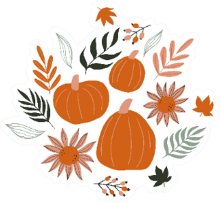 Fall Autumn COncepts Illustration Sticker