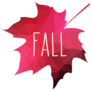 Fall Maple Leaf Sticker