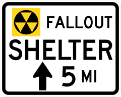 Fallout Shelter 5 Miles Straight Sticker