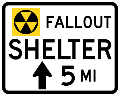 Fallout Shelter 5 Miles Straight Sticker