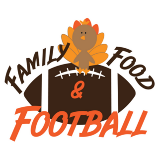 Family Food & Football Sticker