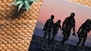 Family on Beach 25 Piece Square Puzzle