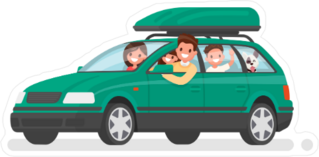 Family Road Trip Sticker