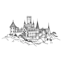 Famous German Castle Sticker