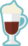Fancy Coffee Drink With Whipped Cream Sticker