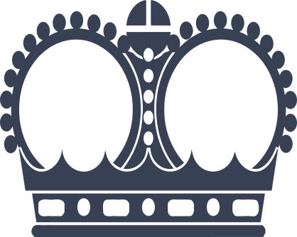Fancy Detailed Crown Sticker