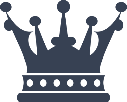 Fancy Regal Crown Sticker