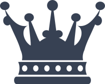 Fancy Regal Crown Sticker