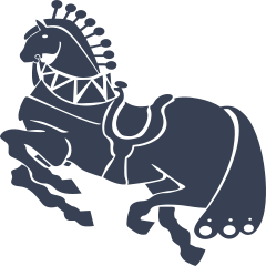 Fancy Royal Horse Sticker