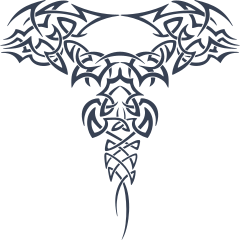 Fancy Tribal Design Sticker