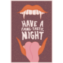Fang-tastic Vampire Night Sticker