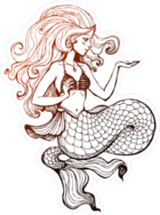 Fantasy Mermaid Sticker