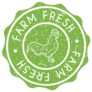Farm Fresh Badge Icon Sticker