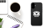 Farm Fresh Eggs Chicken Kitchen Sticker on a Phone (New) example