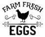 Farm Fresh Eggs Chicken Kitchen Sticker