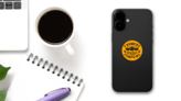Farmers Market Pumpkins Sticker on a Phone (New) example