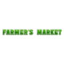 Farmers Market Typography Sticker