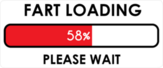Fart Loading Please Wait Meme Sticker