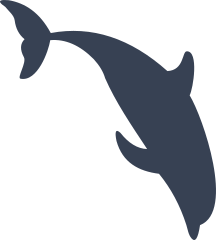 Fascinating Dolphin Sticker