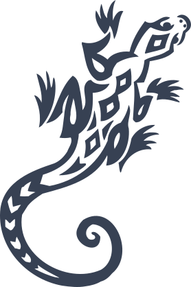 Fascinating Lizard Gecko Sticker