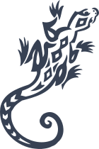 Fascinating Lizard Gecko Sticker