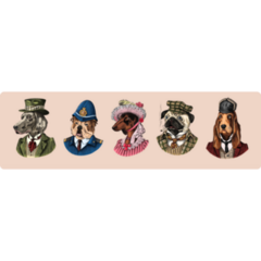Fashion Dogs Sticker Sheet
