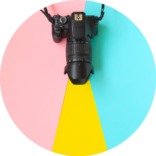 Fashion Film Camera Colorful Photography Sticker