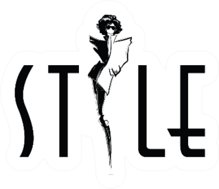 Fashion Girl In Style Sticker