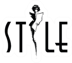Fashion Girl In Style Sticker
