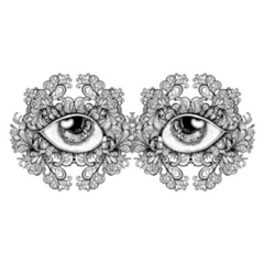 Fashion Illustration Talisman, Eyes Sticker
