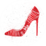 Fashion Is My Passion Red Heel Sticker