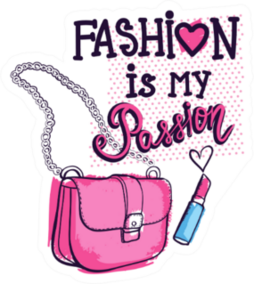 Fashion Is My Passion Sticker