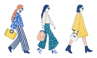 Fashion Show Runway Sticker