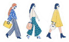 Fashion Show Runway Sticker