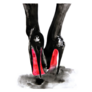 Fashion Sketch Red Bottom Heels Sticker