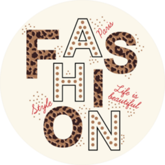 Fashion Slogan Sticker