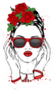 Fashion & Style With Roses Sticker