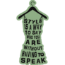 Fashion Woman Dress From Words Sticker
