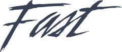 Fast Vinyl Lettering Sticker