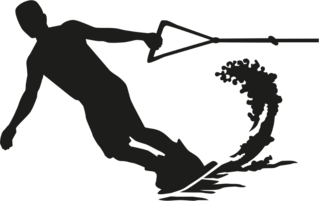 Fast Wakeboarder Sticker