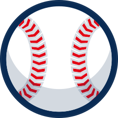 Fastball Pitching Seams Baseball Sticker